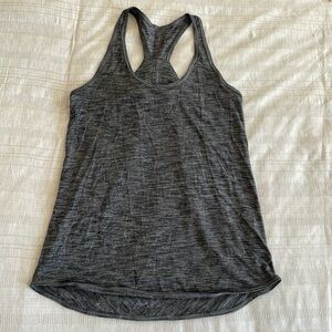 Lululemon tank, heathered charcoal, size 4